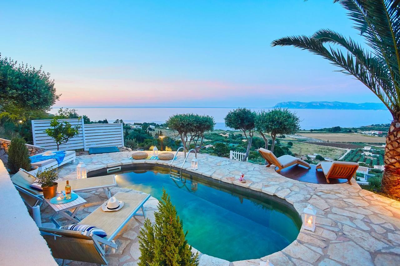Villa Brezza Marina - Scopello-Villas สโกเปลโล ภายนอก รูปภาพ