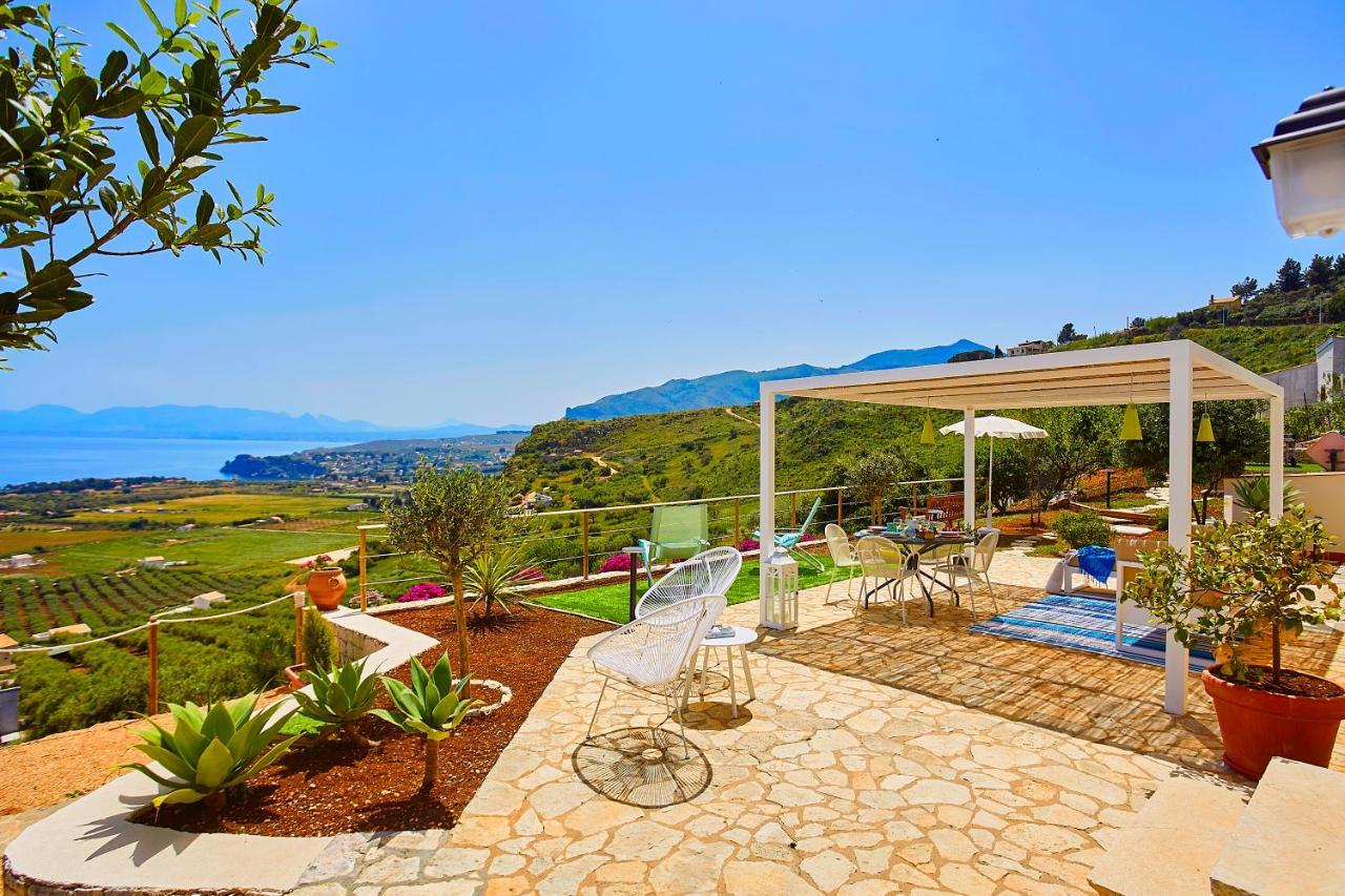 Villa Brezza Marina - Scopello-Villas สโกเปลโล ภายนอก รูปภาพ