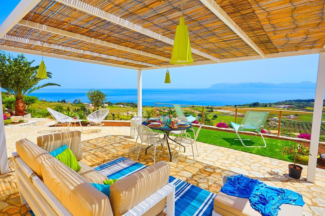 Villa Brezza Marina - Scopello-Villas สโกเปลโล ภายนอก รูปภาพ