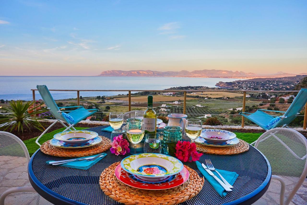 Villa Brezza Marina - Scopello-Villas สโกเปลโล ภายนอก รูปภาพ